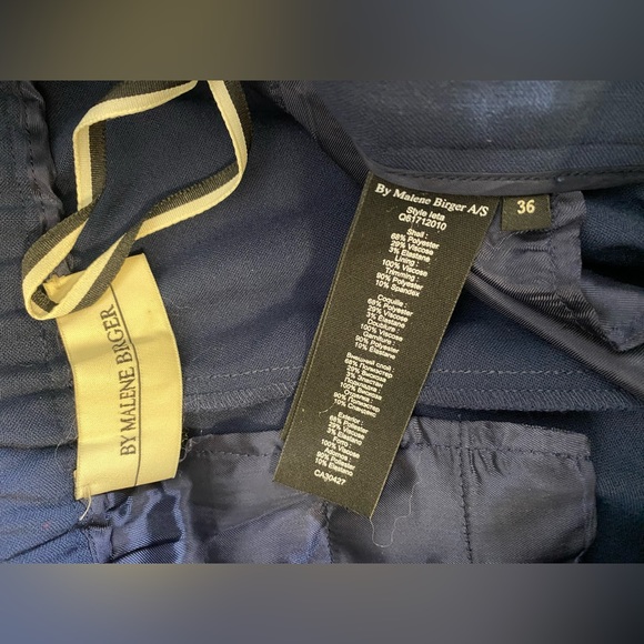 Malene Birger Leta Navy Jogger Pants Sz 36 - Picture 4 of 4